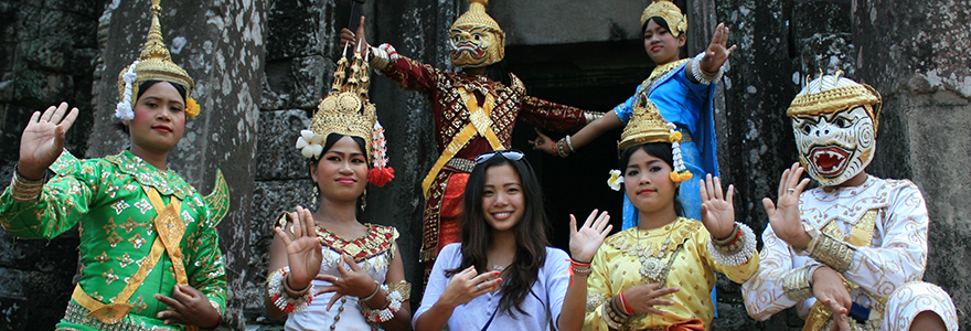 Student on Exchange in Combodia